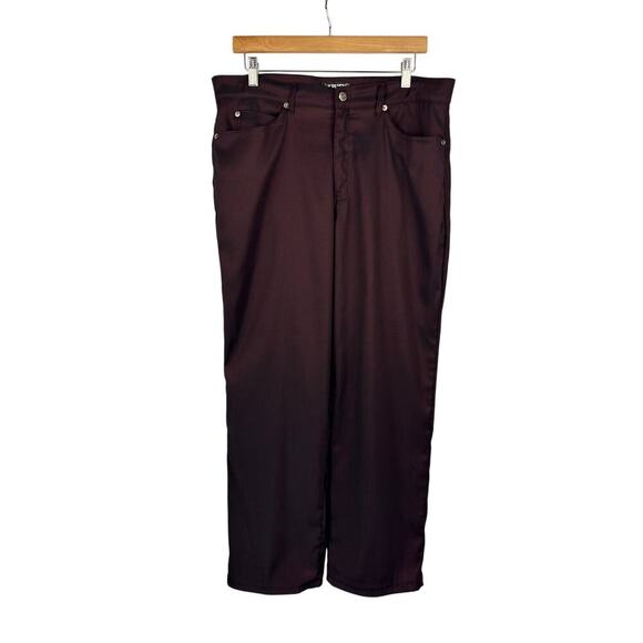 Men’s Krush Size 36 Red Duo-Chrome Dress Pants Vintage - Picture 1 of 3